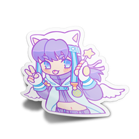 Cat Shinigami Sticker