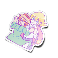 Wizard & Lady Sticker