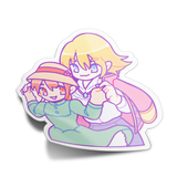 Wizard & Lady Sticker