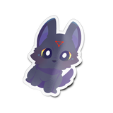 Black Divine Dog Full Body Sticker