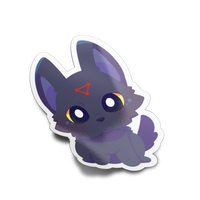 Black Divine Dog Full Body Sticker
