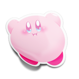 Puff Pink Ball Sticker