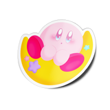 Moon Pink Ball Sticker