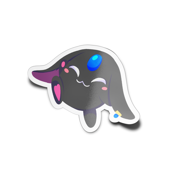 Black Bunny Sticker
