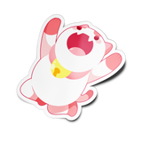 P-Cat Kneeling Sticker