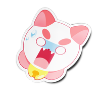 P-Cat Stressed Sticker