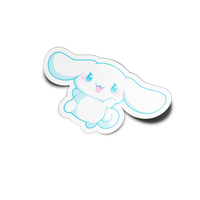 White Puppy Sticker