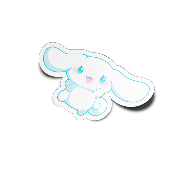 White Puppy Sticker