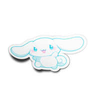 White Puppy Sticker