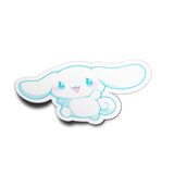 White Puppy Sticker