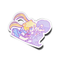 Sailor Girl and Boy Sticker