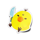 Stabby Bird Full Body Sticker