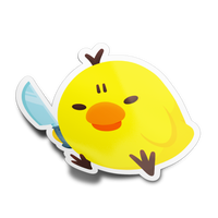 Stabby Bird Full Body Sticker