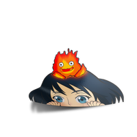 Magician Castle Sticker with Flame 彡ﾟ◉ω◉ )つー☆*