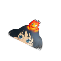 Magician Castle Sticker with Flame 彡ﾟ◉ω◉ )つー☆*