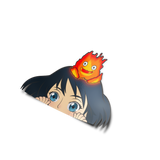 Magician Castle Sticker with Flame 彡ﾟ◉ω◉ )つー☆*