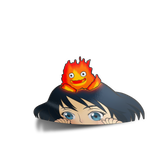 Magician Castle Sticker with Flame 彡ﾟ◉ω◉ )つー☆*