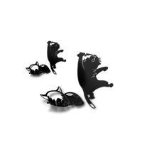 Kuroo and Kenma Haikyuu Mascot Decal ლ(=ↀωↀ=)ლ (๑ↀᆺↀ๑)✧