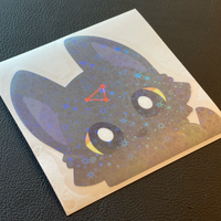 Black Dog Sticker