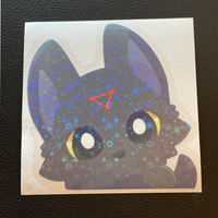 Black Dog Sticker