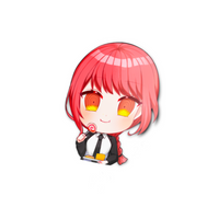Makima with Cake Roll Peeker Sticker