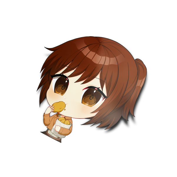 Potato Girl Chibi Sticker
