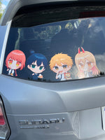 Makima with Cake Roll Peeker Sticker
