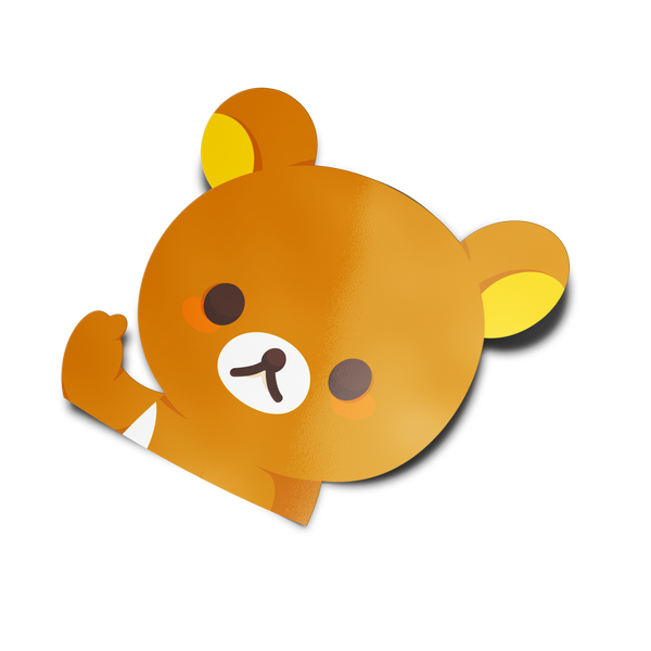 Flip Off Bear Sticker