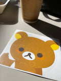 Flip Off Bear Sticker