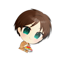Eren Chibi Sticker