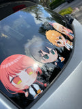 Makima with Cake Roll Peeker Sticker