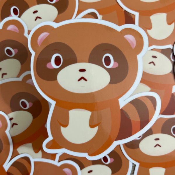 Tanuki Full Body Sticker