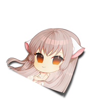 Robot Girl Sticker